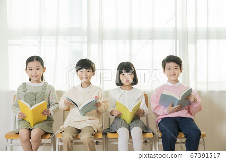 Happy children concept, a portrait of asian children smiling 109 Happy children concept, a portrait of asian children smiling 109 67391517