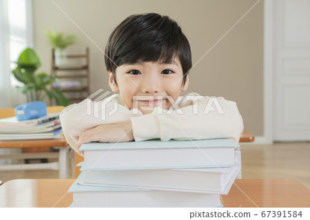 Happy children concept, a portrait of asian children smiling 107 67391584
