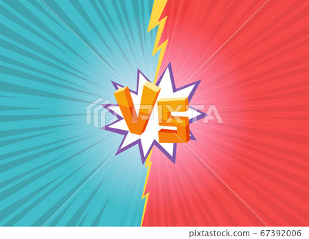 VS versus symbol for confrontation or...-插圖素材 [67392006] - PIXTA圖庫