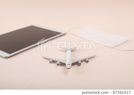 Travel concept- traveler accessories on colorful background 094 Travel concept- traveler accessories on colorful background 094 67392017