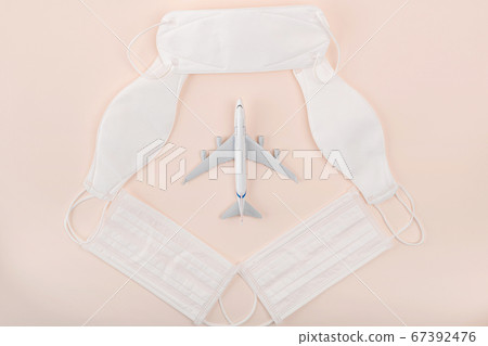 Travel concept- traveler accessories on colorful background 074 Travel concept- traveler accessories on colorful background 074 67392476