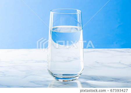 Fresh and clean water concept, water glass isolated 014 67393427