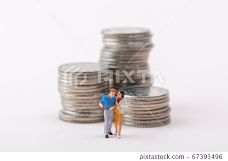 Miniature world concept- Miniature figurine of traveler, businessman, couple, family 121 Miniature world concept- Miniature figurine of traveler, businessman, couple, family 121 67393496