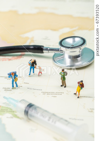 Miniature world concept- Miniature figurine of traveler, businessman, couple, family 019 67393520