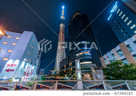 Tokyo Ska Tree "Nobori" light up 67394283