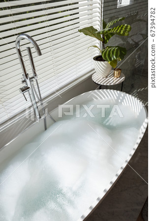 Bathtub in modern bathroom Bathtub in modern bathroom 67394782