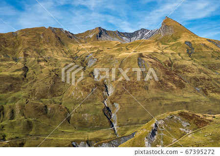 Alpine landscape of the French alps near Alpine landscape of the French alps near 67395272