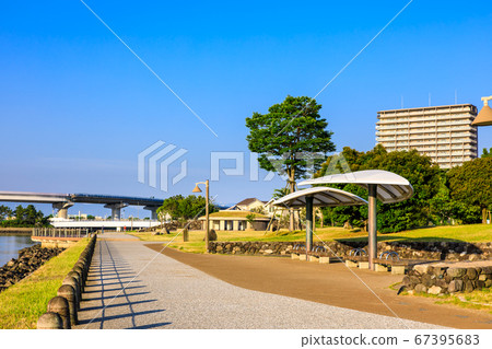 Morning scenery of Mishima waters (Island City) [Higashi-ku, Fukuoka City] 67395683