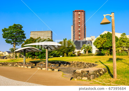 Morning scenery of Mishima waters (Island City) [Higashi-ku, Fukuoka City] 67395684
