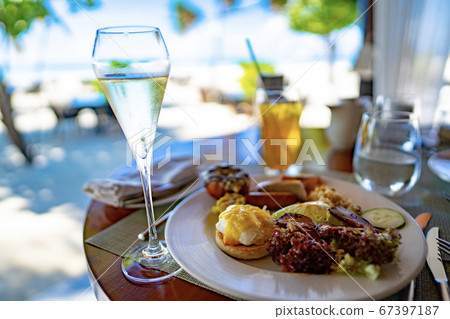 Resort breakfast and champagne Resort breakfast and champagne 67397187
