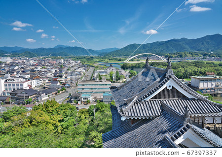 [Fukuchiyama City from Fukuchiyama Castle] Fukuchiyama City, Kyoto Prefecture 67397337