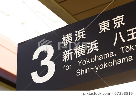 Yokohama, Sakuragicho Station platform information, Japan 67398816
