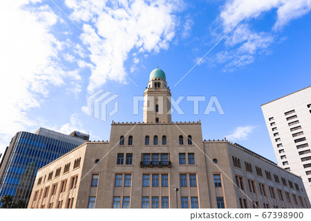 橫濱,與歷史建築的景觀,日本 橫濱,與歷史建築的景觀,日本 67398900