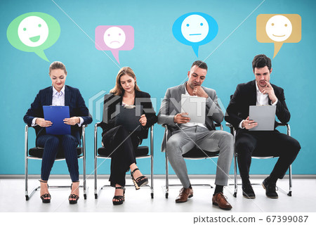 Customer review satisfaction feedback survey concept. 67399087