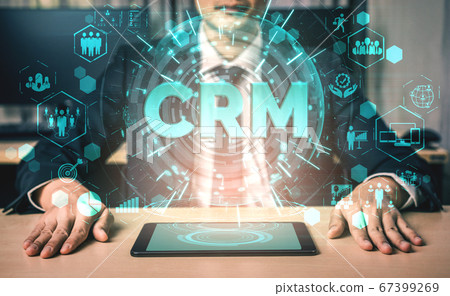 CRM Customer Relationship Management for business sales marketing system concept CRM Customer Relationship Management for business sales marketing system concept 67399269