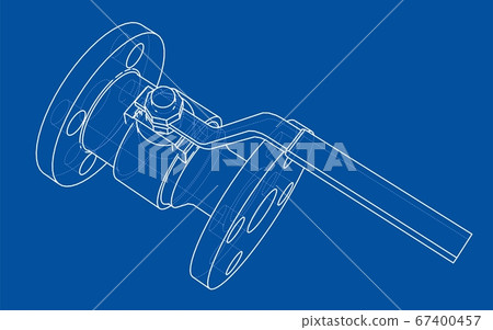 Industrial valve outline 67400457