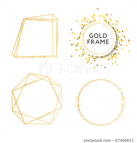 Banner with a design gold fashion vector art - Stock Illustration ...