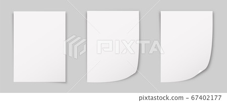 A4 paper corner curl vector isolated mockup A4 paper corner curl vector isolated mockup 67402177