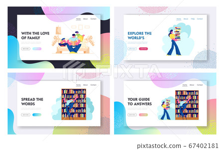 People in Library Landing Page Set, Characters Reading and Searching Books. Education, Knowledges, Information Research People in Library Landing Page Set, Characters Reading and Searching Books. Education, Knowledges, Information Research 67402181