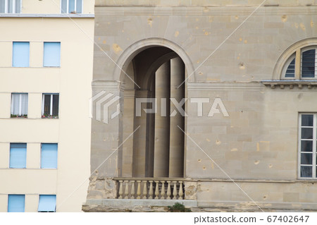 Houses in Livorno on the Ligurian Sea on the 67402647