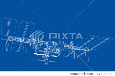 Abstract Spaceship Outline Abstract Spaceship Outline 67404800