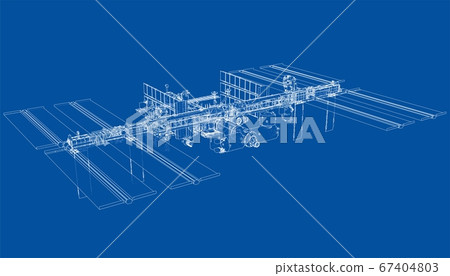 Abstract Spaceship Outline Abstract Spaceship Outline 67404803