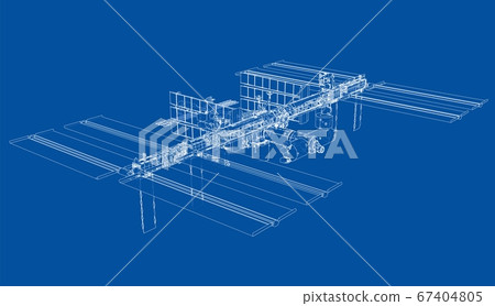 Abstract Spaceship Outline Abstract Spaceship Outline 67404805
