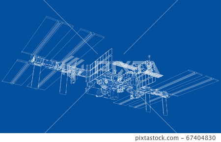 Abstract Spaceship Outline Abstract Spaceship Outline 67404830