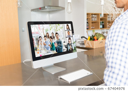 At-home remote work New lifestyle At-home remote work New lifestyle 67404976