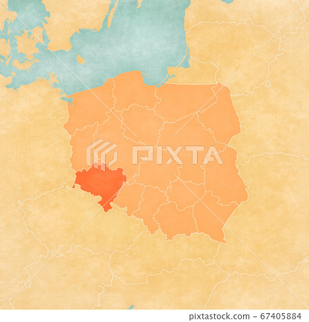 Map of Poland - Lower Silesia Map of Poland - Lower Silesia 67405884