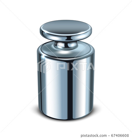 Calibration Weight Measure Metallic Tool Vector Illustration Calibration Weight Measure Metallic Tool Vector Illustration 67406608