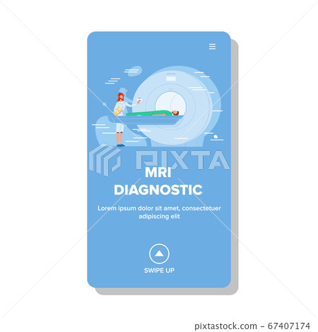 Mri Diagnostic Hospital Procedure Cabinet Vector Illustration 67407174