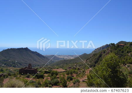 The Desert of Las Palmas is a natural park of the province of Castellon, in the Valencian Community, Spain. The Desert of Las Palmas is a natural park of the province of Castellon, in the Valencian Community, Spain. 67407623