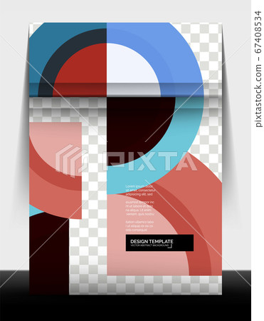 Circle design a4 flyer print template, annual report design Circle design a4 flyer print template, annual report design 67408534