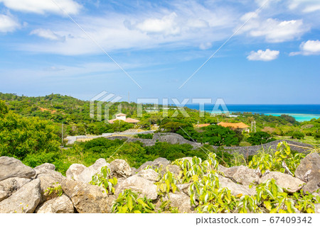 Osumi Okinawa Prefecture seen from Ouchihara of Nakijin Castle 67409342