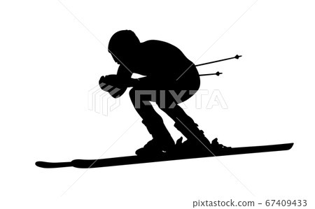 man athlete alpine skier man athlete alpine skier 67409433