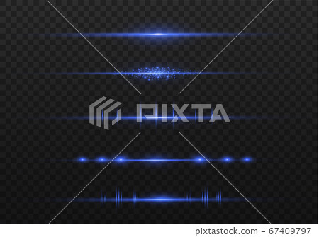 Blue horizontal line. Blue horizontal line. 67409797