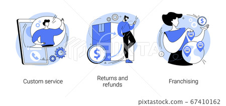 Retail ecommerce abstract concept vector illustrations. Retail ecommerce abstract concept vector illustrations. 67410162