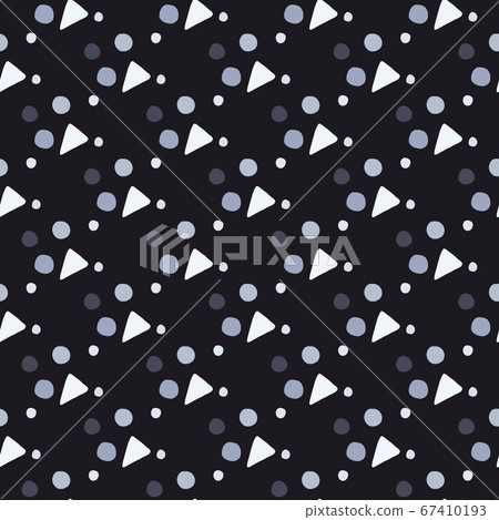 Blue, white and brown geometric figures seamless 67410193