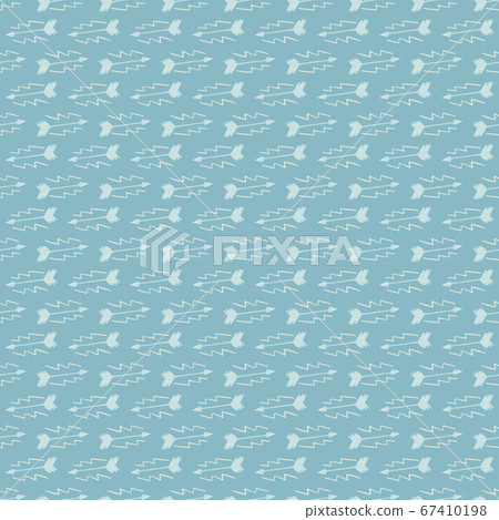 A lot of white arrows on light blue background. 67410198