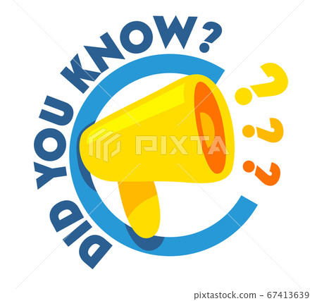 Did You Know Quote with Megaphone and Question Marks at Loudspeaker. Banner for Education, Marketing and Advertising Promotion Did You Know Quote with Megaphone and Question Marks at Loudspeaker. Banner for Education, Marketing and Advertising Promotion 67413639
