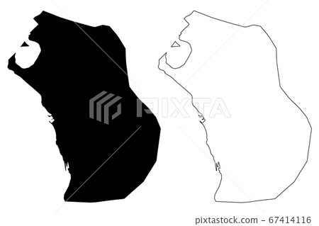Al Hudaydah City (Republic of Yemen) map vector Al Hudaydah City (Republic of Yemen) map vector 67414116