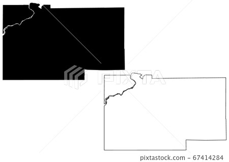 Lee County, Illinois (U.S. county, United States - Stock Illustration