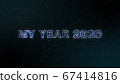MY YEAR 2020 glowing CG message 67414816
