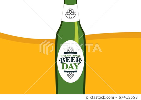 International Beer Day. Holiday concept. Template for background, banner, card, poster with text International Beer Day. Holiday concept. Template for background, banner, card, poster with text 67415558