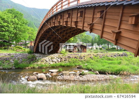Take an arch from the bottom of Kiso Ohashi Take an arch from the bottom of Kiso Ohashi 67416594