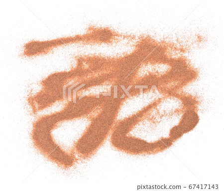 sand on white 67417143