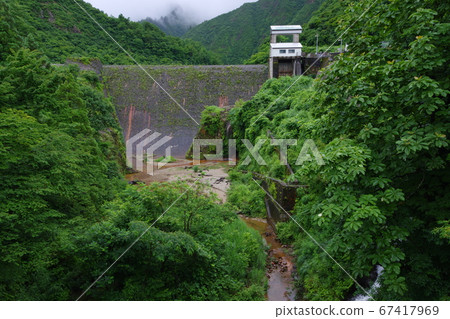 魚沼市現代土木工程遺產黑馬田水壩 67417969