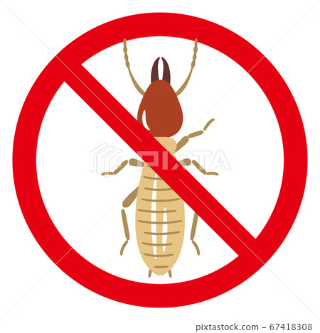 Termite prohibited mark Termite prohibited mark 67418308