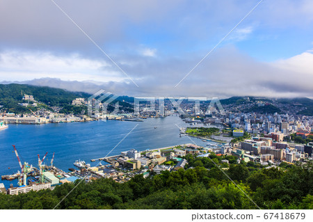 View of Nagasaki Port from Mt. Nabekan [Nagasaki City] 67418679